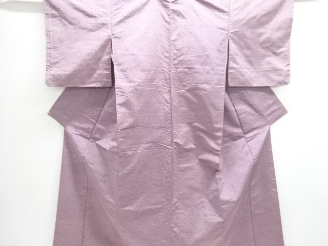 JAPANESE KIMONO / ANTIQUE KIMONO FOR SUMMER AYAGATA PATTERN WOVEN TSUM